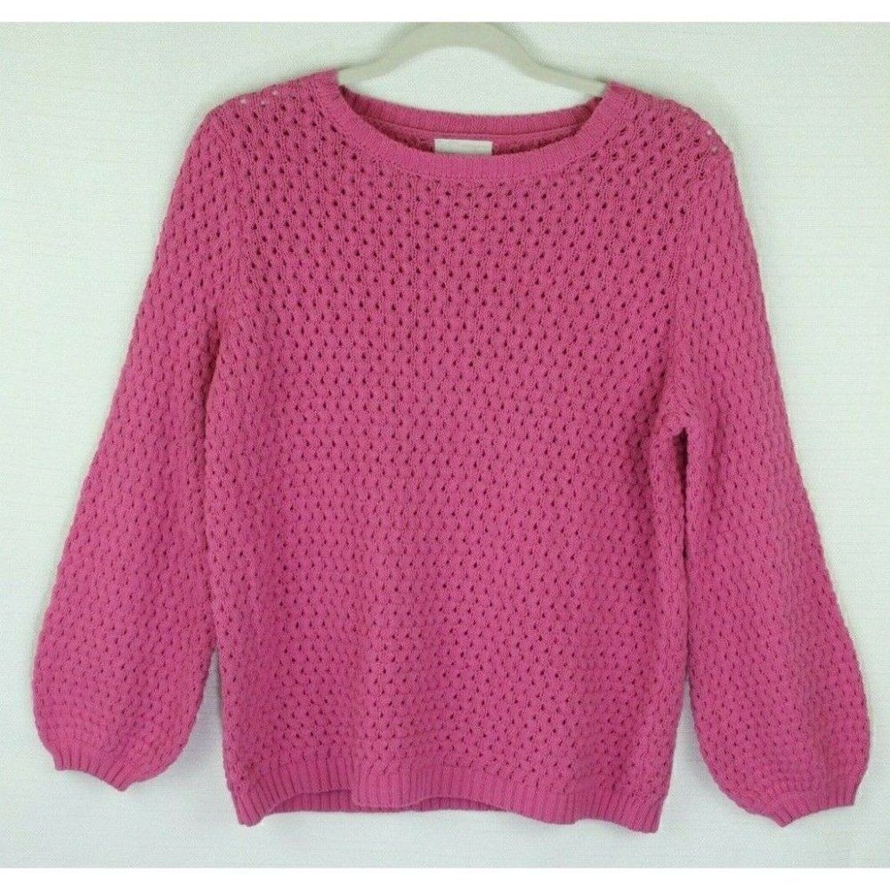14th & Union Pink Sweater Long Sleeves Small PULLOVER